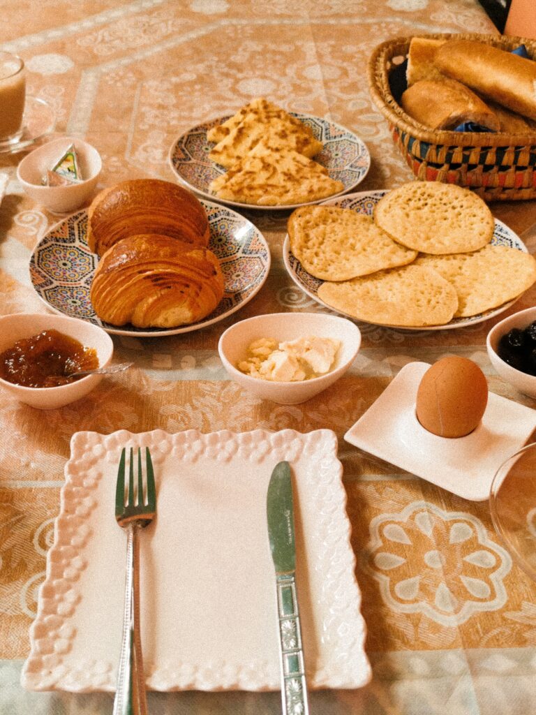 Snídaně v Maroku