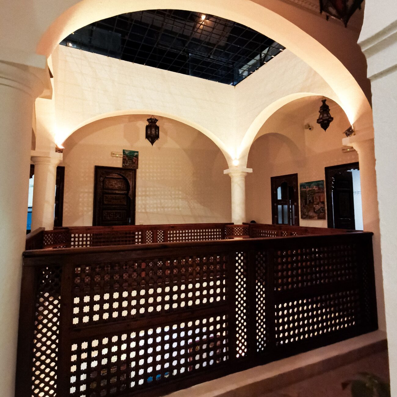 Tradiční riad hotel v Maroku
