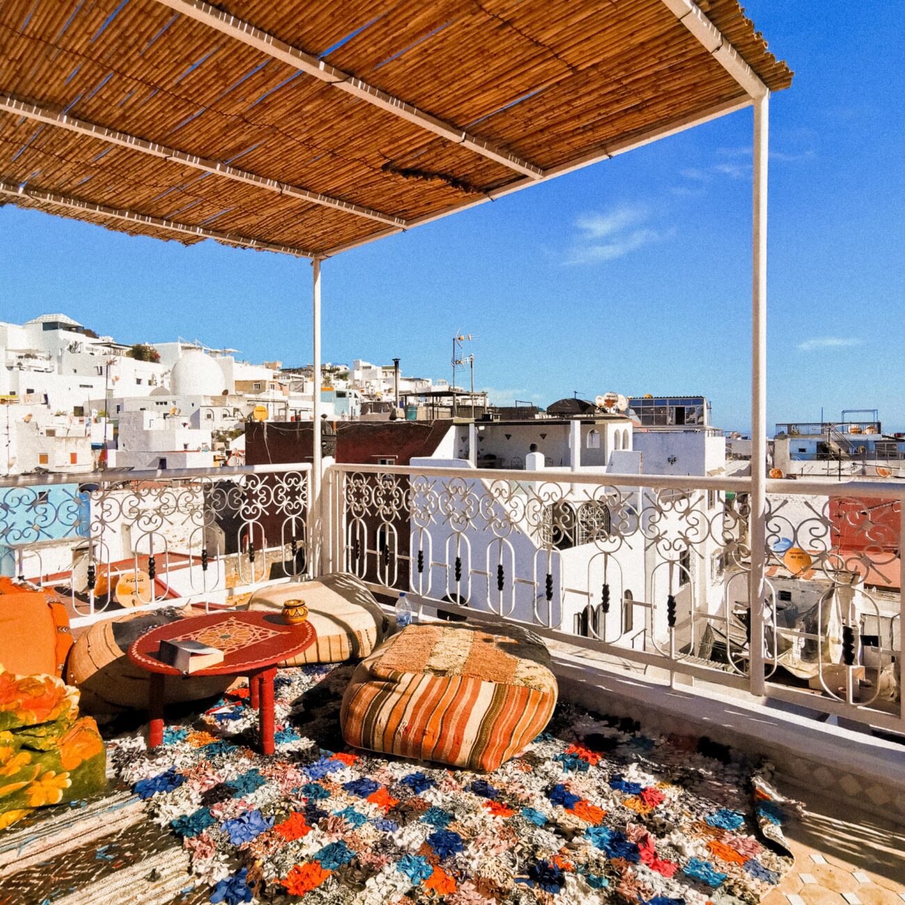 Tradiční riad hotel v Maroku